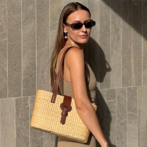  Túi Lục Bình Square Basket Quai Da Thời Trang Nữ Chu Du 