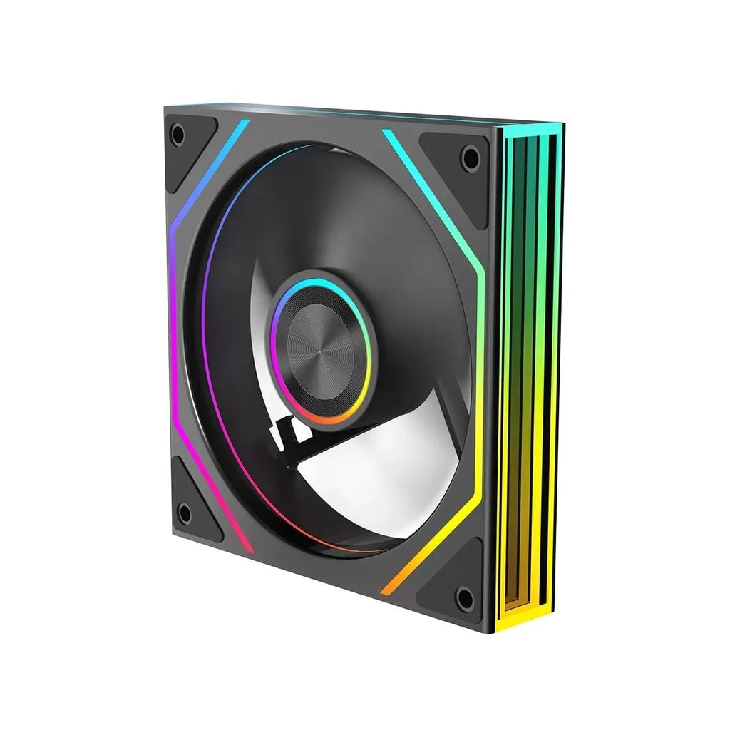 Fan Case Leopard Prism 4RS Ultra ARGB Đen - Trắng ( Thuận - Ngược)