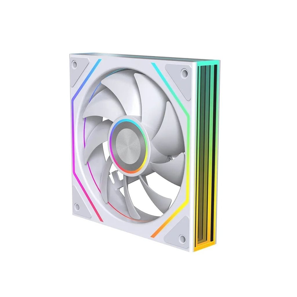 Fan Case Leopard Prism 4RS Ultra ARGB Đen - Trắng ( Thuận - Ngược)