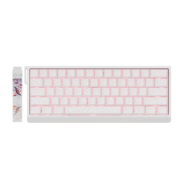  Bàn phím MADLIONS MAD60 PRO Đen (Magnetic Silver) - Trắng(Gateron Jade Esport Pro) 