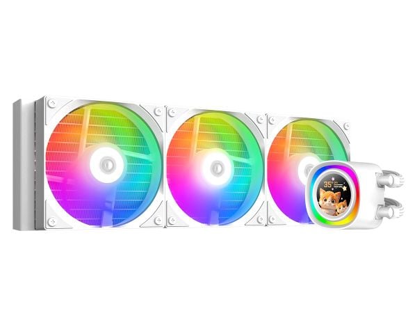  Tản nhiệt nước AIO ID-Cooling FX360 LCD ARGB Black - White 