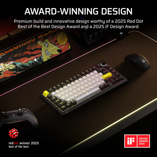  Bàn phím Corsair MAKR PRO 75 75 Hall Effect DIY CH-91CE21G-NA2 