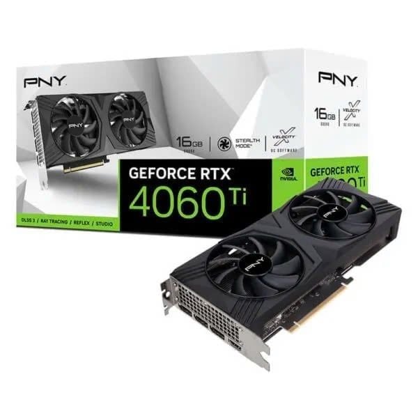  Card màn hình PNY RTX 4060 Ti 16GB Dual Fan DLSS 3 – 16GB GDDR6 
