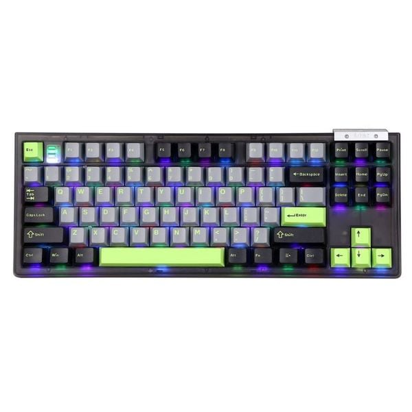  Bàn phím cơ Darmoshark TOP 87 Tri-mode RGB Black 