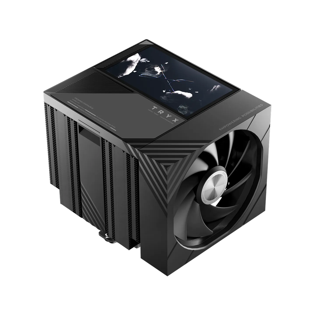 Tản nhiệt khí TRYX TURRIS 620 CPU Air Cooler Black - White ( Có màn hình )