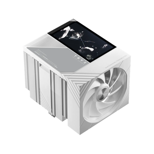  Tản nhiệt khí TRYX TURRIS 620 CPU Air Cooler Black - White ( Có màn hình ) 