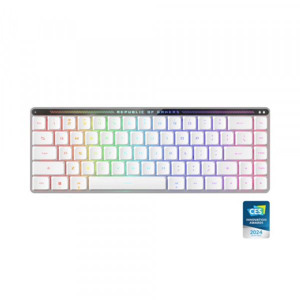 Bàn Phím Cơ Asus Rog Falchion RX Low Profile Bluetooth White | Red Switch - Blue Switch