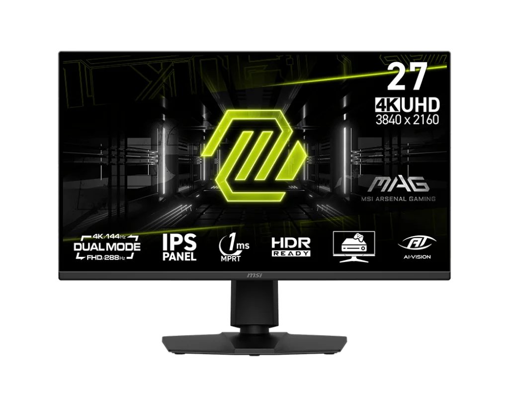 Màn hình MSI MAG 275UPD E14 Gaming 27″ Dual‑Mode (4K/144Hz, FHD/288Hz)