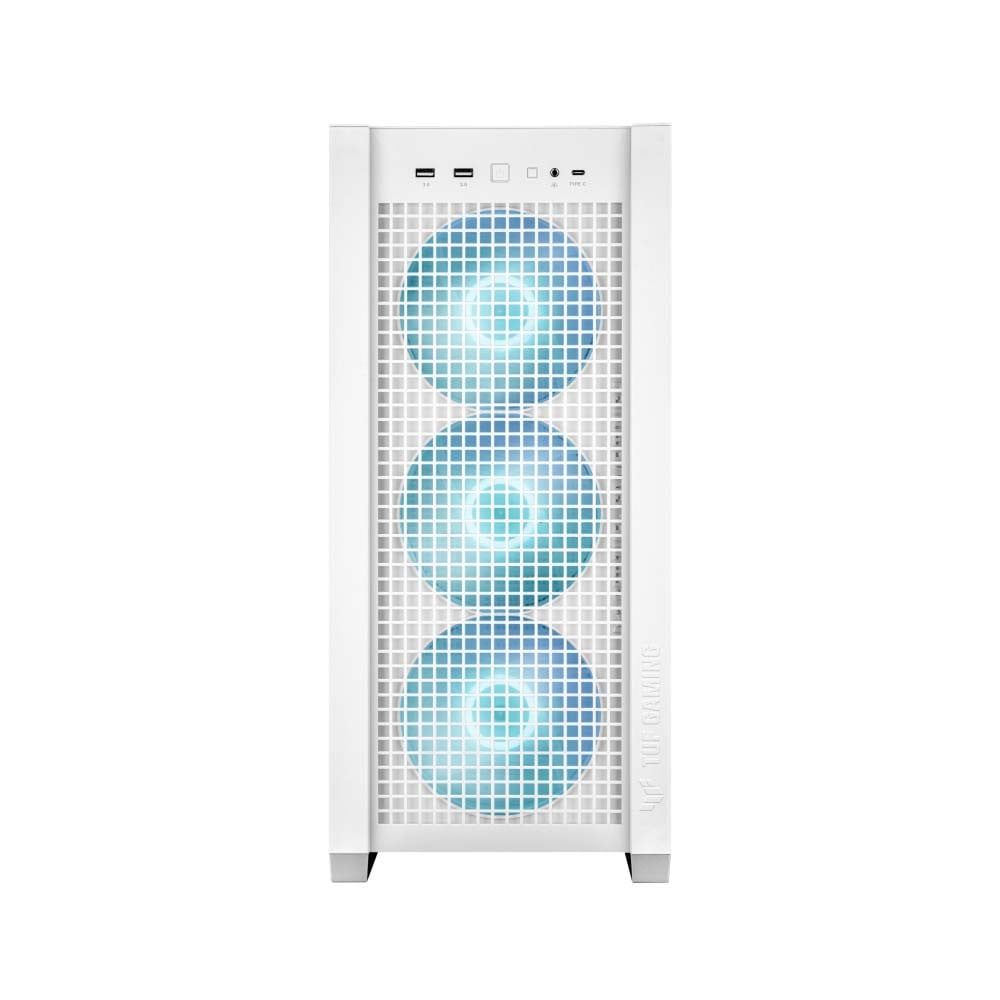 Vỏ Case ASUS TUF Gaming GT302 ARGB (EATX/ Màu Đen - Trắng / Kèm Sẵn 4 Fan)