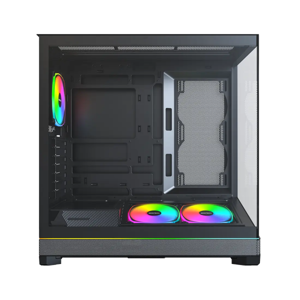 Case Montech Sky Three Black - White (