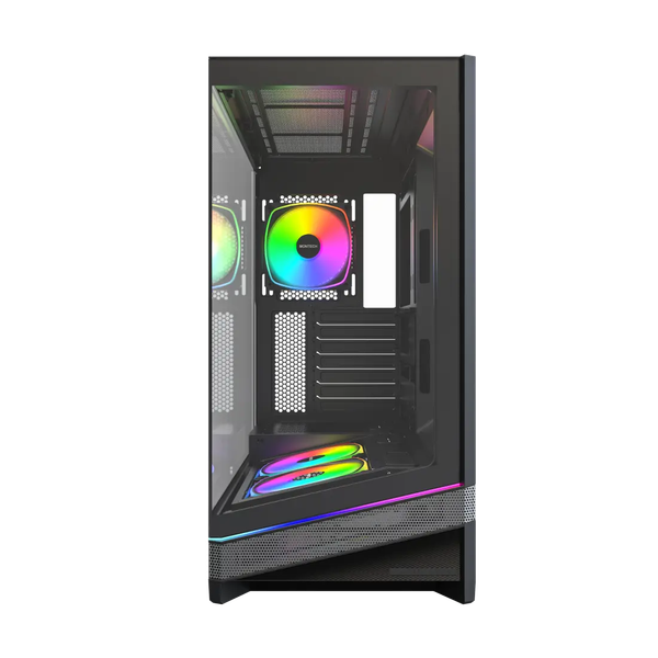 Case Montech Sky Three Black - White (