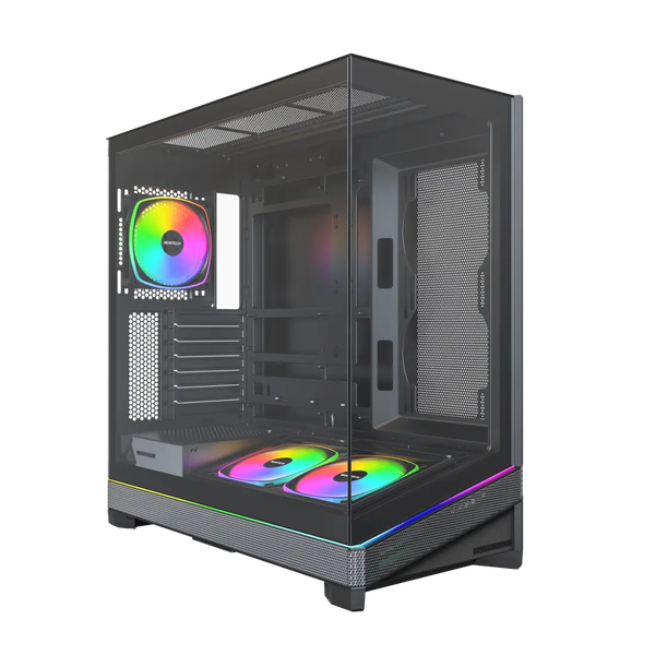 Case Montech Sky Three Black - White (