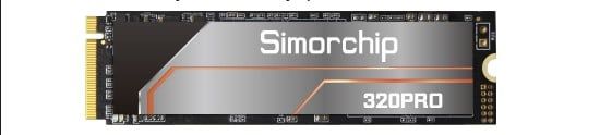 SSD Simorchip 320 512GB M.2 NVMe PCIe Gen 3 x4