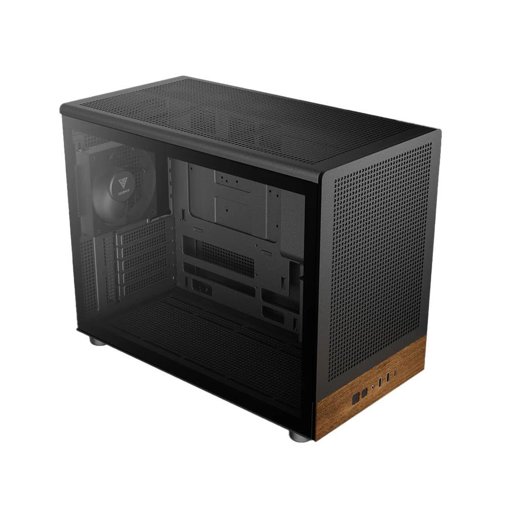 Vỏ Case Gamdias ATHENA M4M Wood Black ARGB