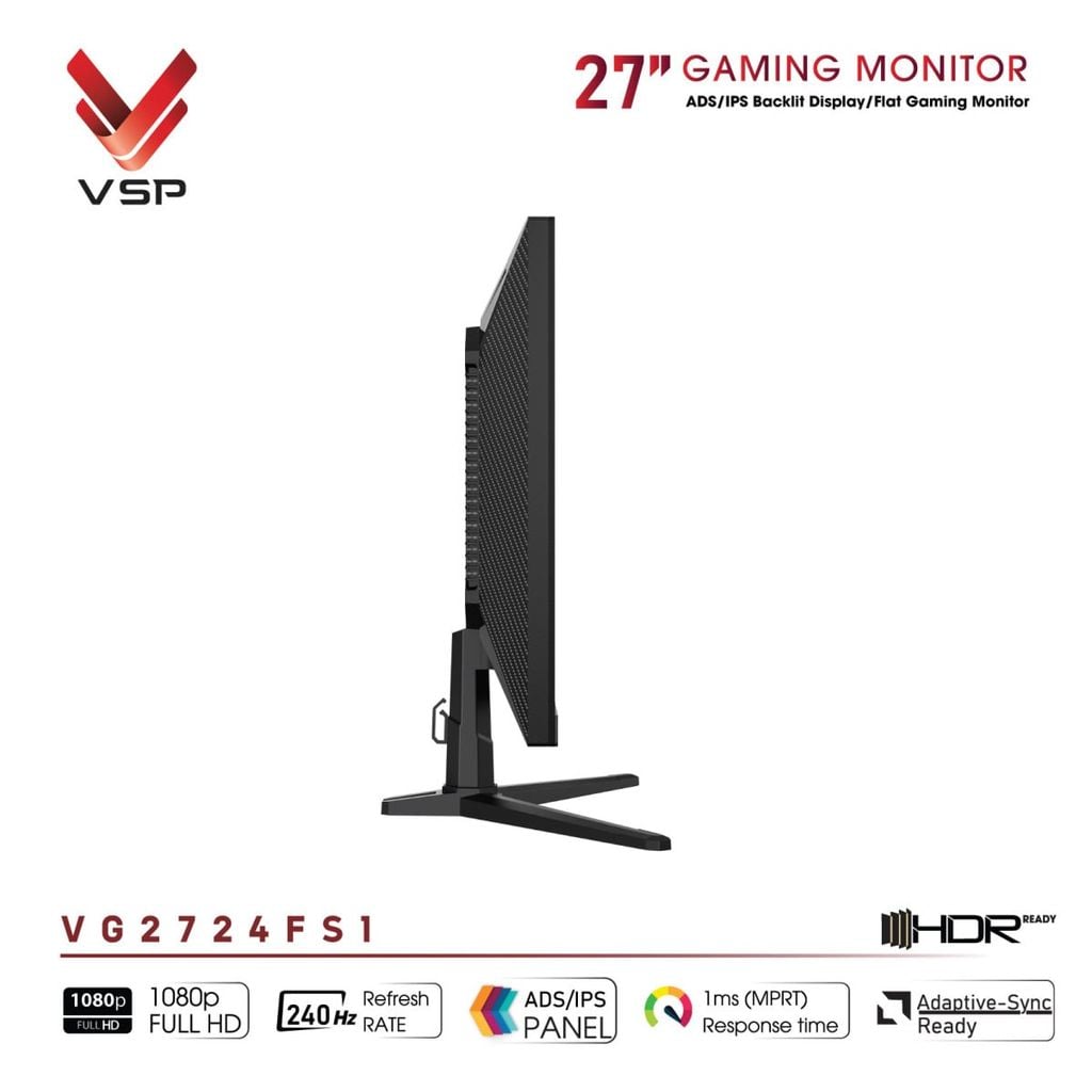 Màn Hình VSP VG2724FS1 (27 inch / Fast IPS / FHD / 240Hz / 1ms)