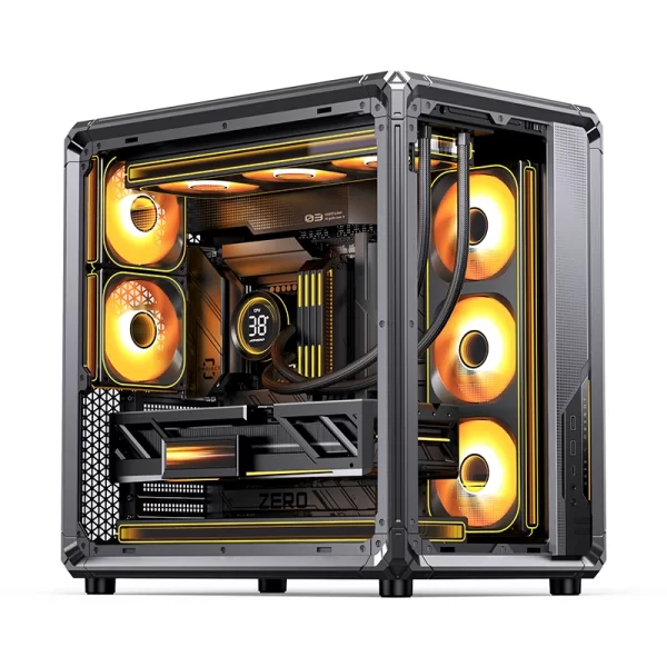 VỎ CASE PC JONSBO ATX X400 GRAY - White