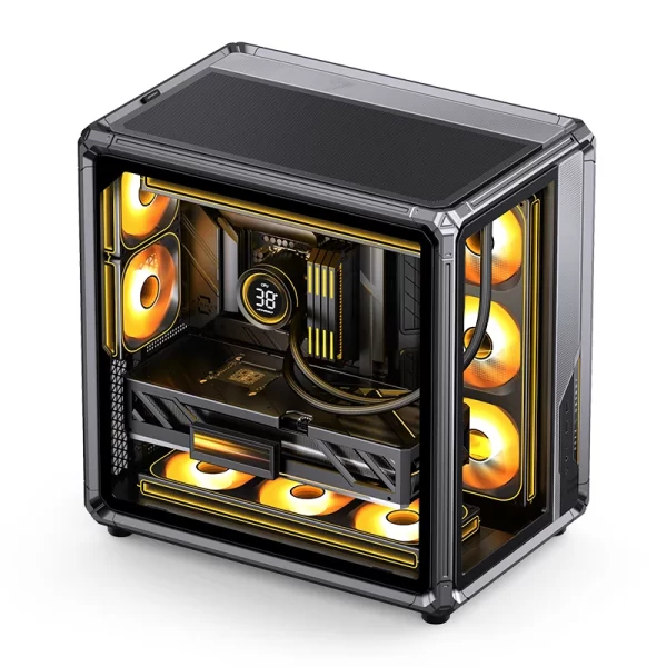 VỎ CASE PC JONSBO ATX X400 GRAY - White