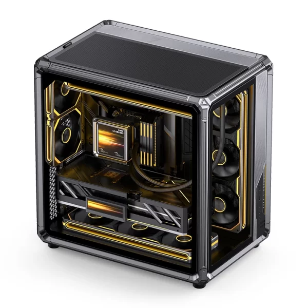 VỎ CASE PC JONSBO ATX X400 GRAY - White