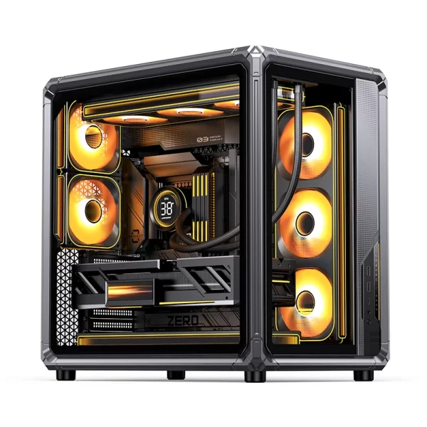 VỎ CASE PC JONSBO ATX X400 GRAY - White