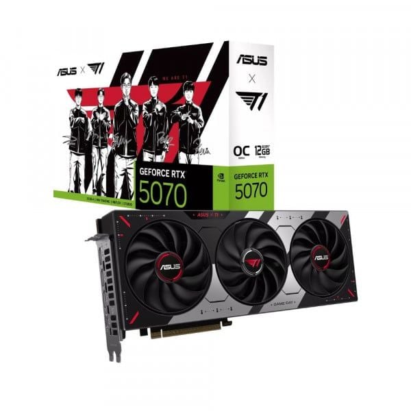 Card Màn Hình ASUS T1 GeForce RTX 5070 12GB GDDR7 OC Edition (T1-RTX5070-O12G-GAMING)
