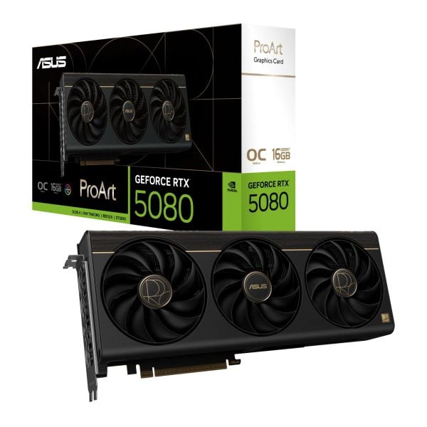 Card màn hình ASUS ProArt GeForce RTX 5080 OC 16GB GDDR7 (PROART-RTX5080-O16G) 