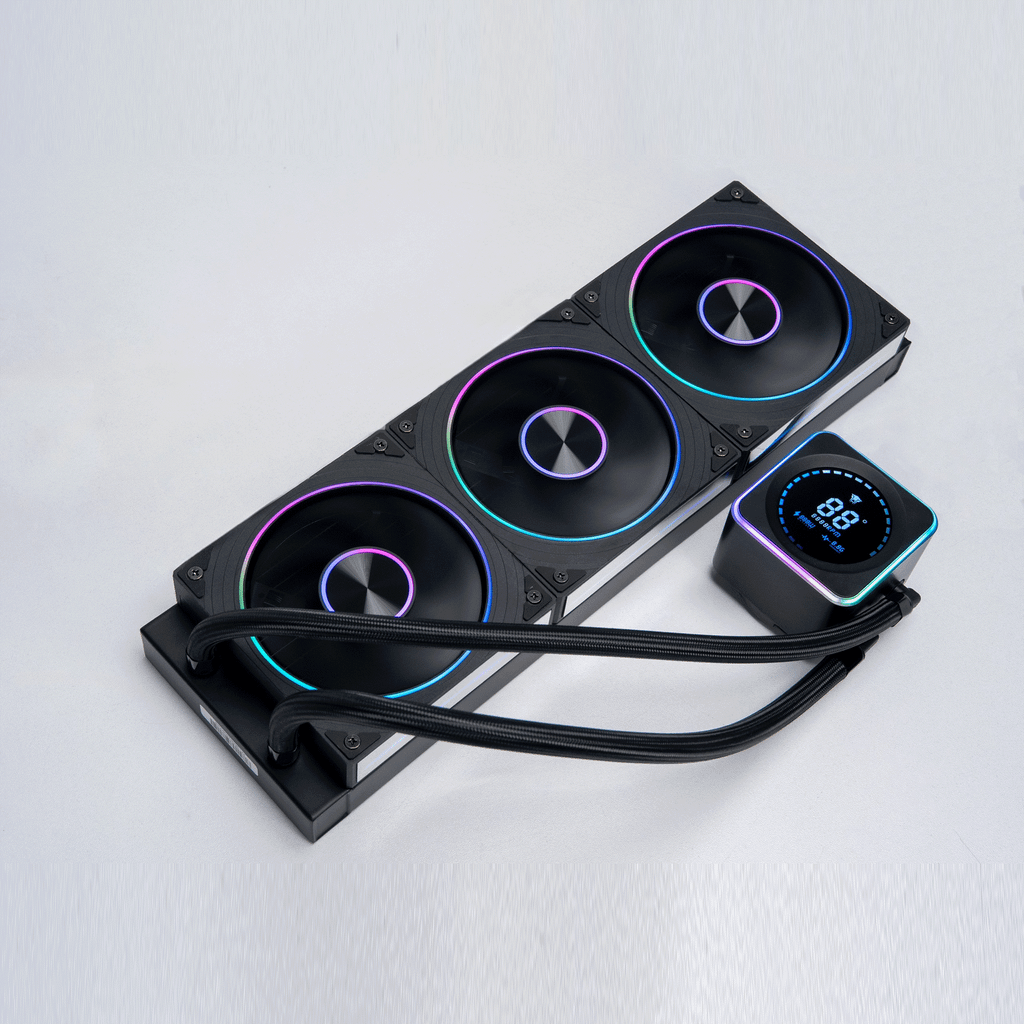 Tản nhiệt nước CPU Jungle Leopard AstroBeat 360 Digital ARGB | Black - White
