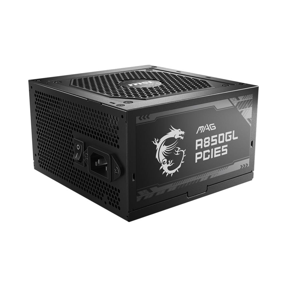 Nguồn máy tính MSI MAG A850GL - 850w ( ATX 3.0, PCIe 5.0, Full Modullar)