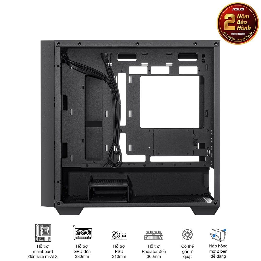 Vỏ Case ASUS A21 Black - White (M-atx)