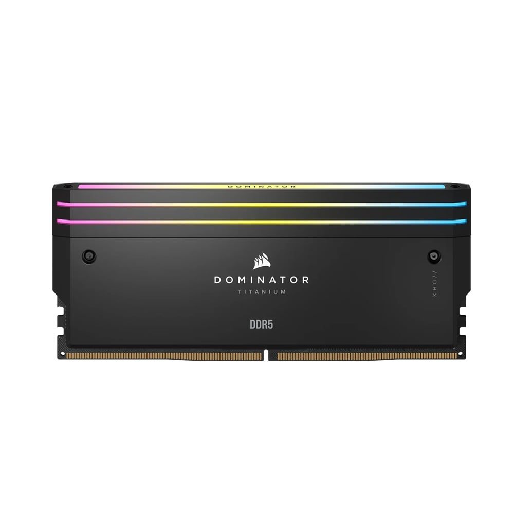 RAM Corsair DOMINATOR TITANIUM RGB 64GB (2x32GB) DDR5 6000MHz Black (CMP64GX5M2B6000C30)