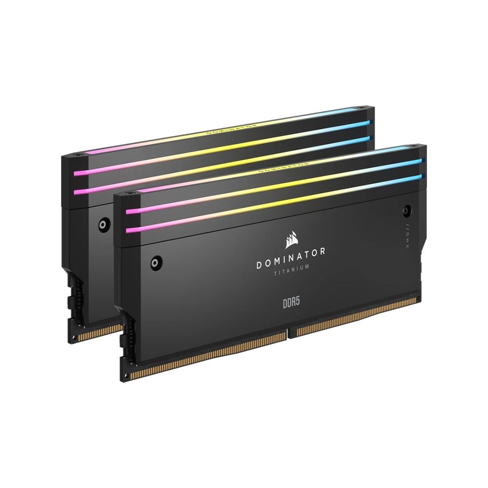 RAM Corsair DOMINATOR TITANIUM RGB 64GB (2x32GB) DDR5 6000MHz Black (CMP64GX5M2B6000C30)