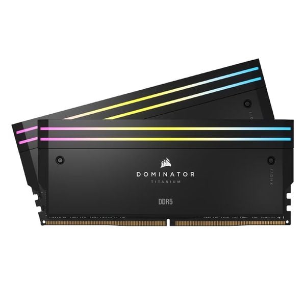  RAM Corsair DOMINATOR TITANIUM RGB 32GB (2x16GB) DDR5 7200MHz Black (CMP32GX5M2X7200C34) 