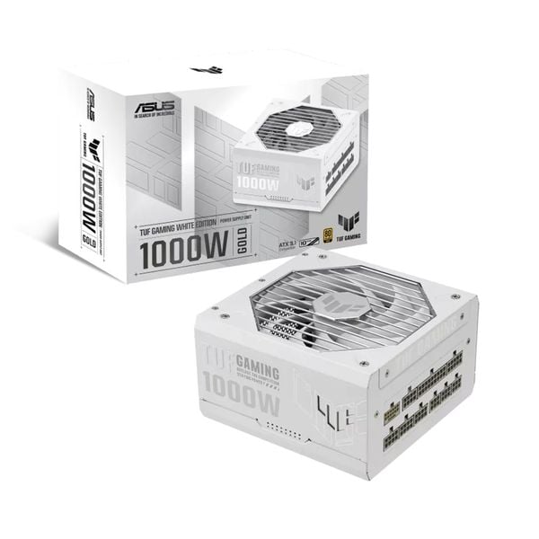  Nguồn Máy Tính Asus TUF Gaming 1000W White - Gold ( ATX 3.0 - Pcie 5.0 - Full Modular) 