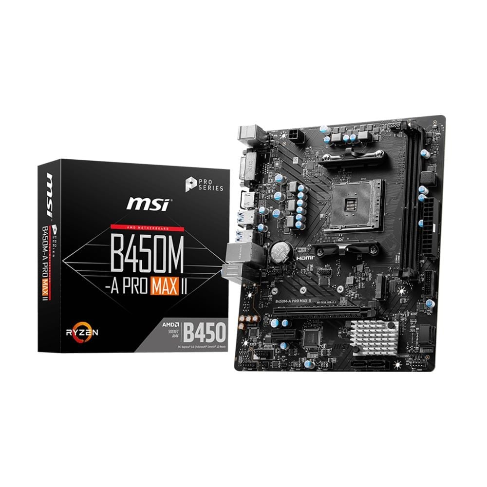  Mainboard MSI B450M-A PRO MAX II 