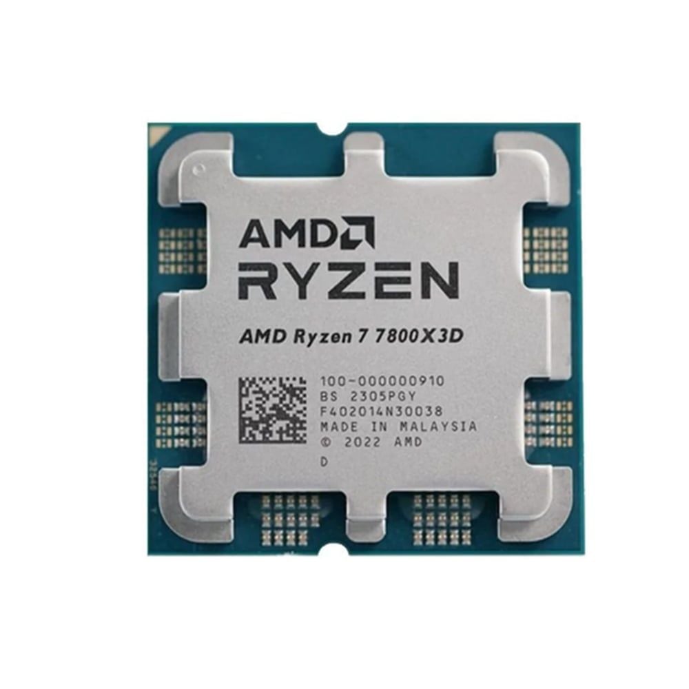 CPU AMD Ryzen 7 7800X3D (AMD AM5 - 8 Core - 16 Thread - Base 4.2Ghz - Turbo 5.0Ghz - Cache 104MB)