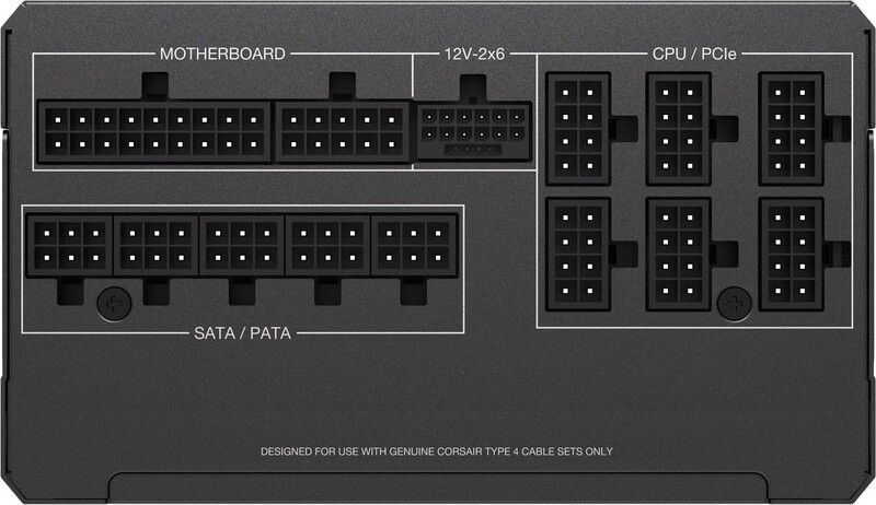 Nguồn máy tính Corsair RM1000x - 1000w CP-9020271-NA (80 Plus Gold, Full Modul, ATX 3.1, PCIe 5.1)