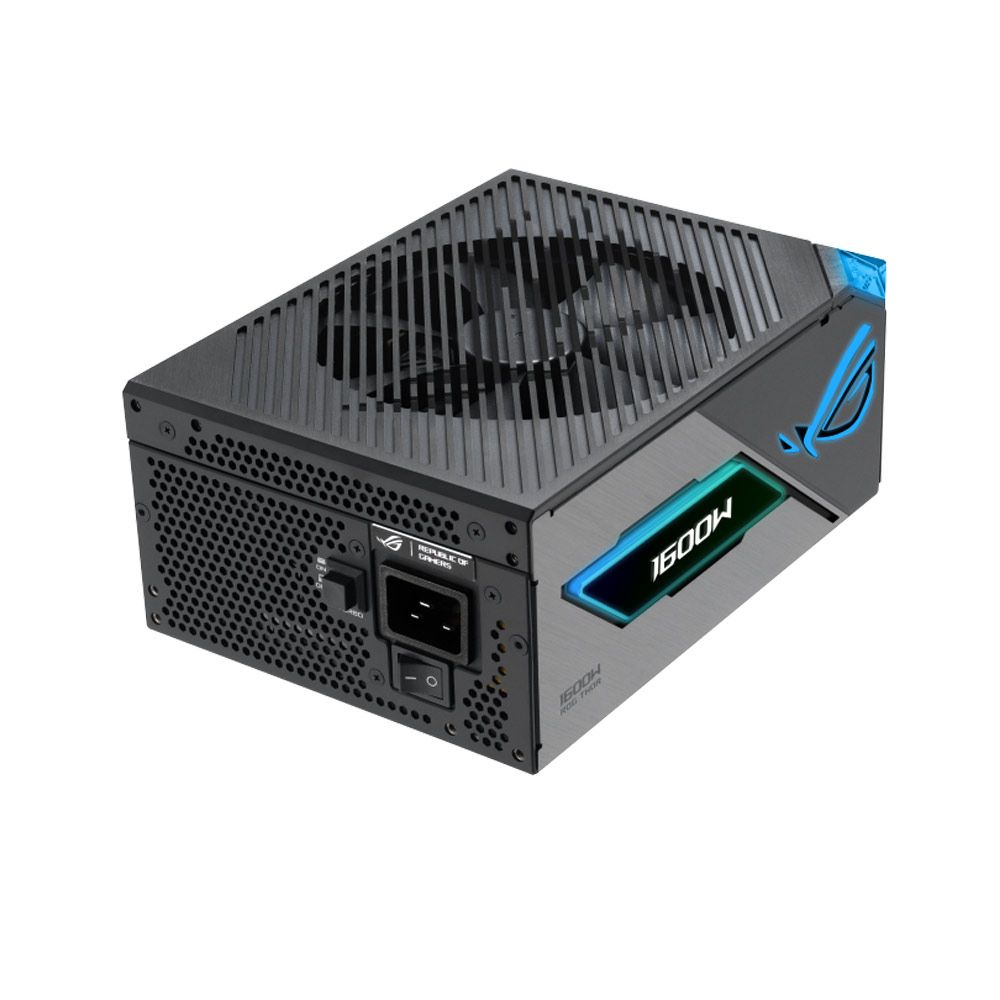Nguồn máy tính ASUS ROG THOR 1600T3 (1600W, ATX 3.1, PCIe 5.0, 80 Plus Titanium, Full Modular, 10 năm bảo hành)