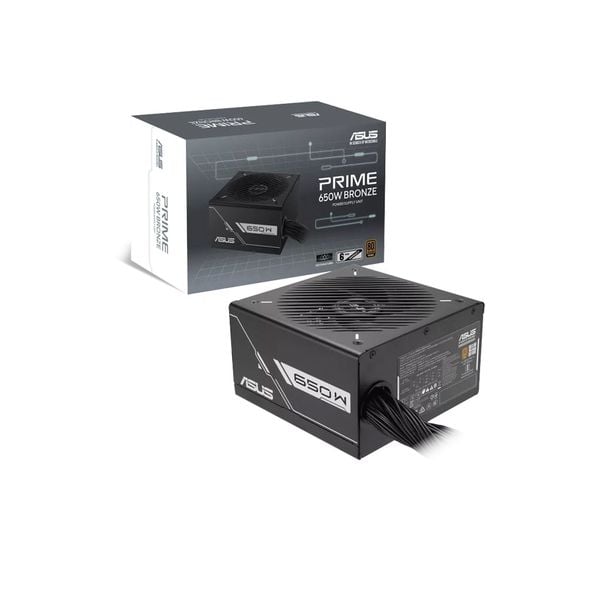  Nguồn máy tính ASUS PRIME 650B (650W, 80 Plus Bronze, Non-modular, 6 năm bảo hành) 