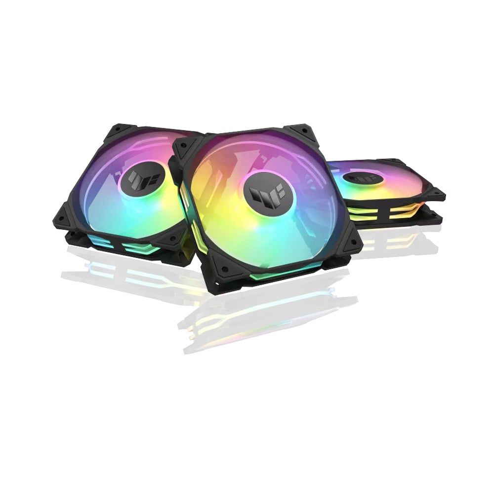 Bộ 3 quạt tản nhiệt ASUS TUF Gaming TR120 ARGB BLACK