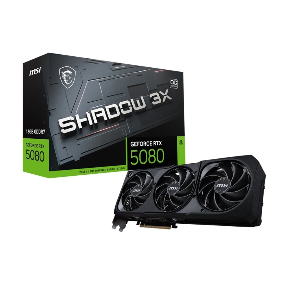  Card màn hình MSI RTX 5080 16GB SHADOW 3X OC 