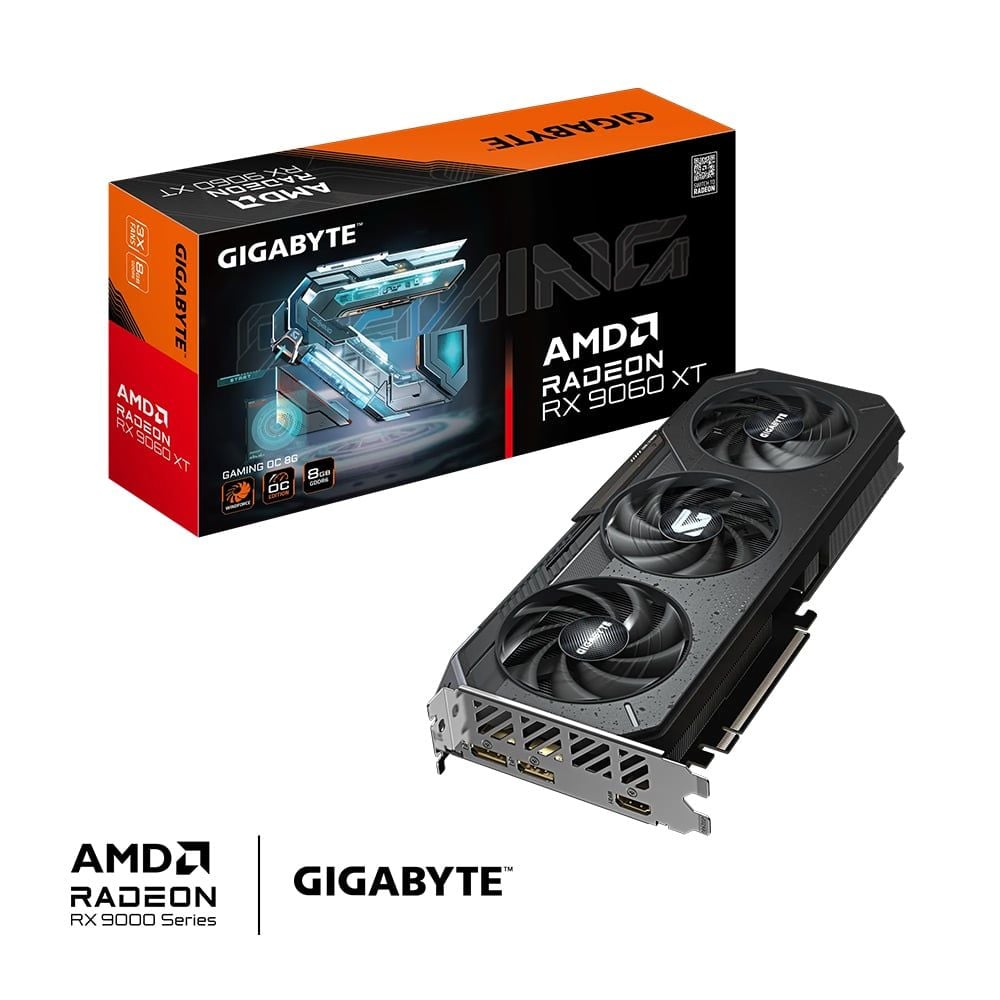 Card màn hình Gigabyte RX 9060 XT Gaming OC 8GB (R9060XTGAMING OC_8GD)