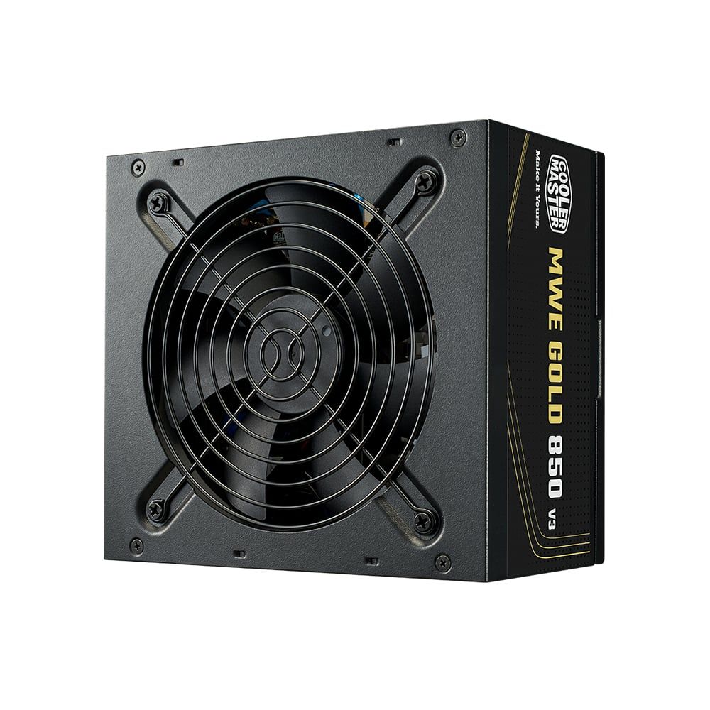 Nguồn máy tính Cooler Master MWE 850W Gold V3 | Cáp liền, ATX 3.1 (MPE-8506-ACAG-BEU)