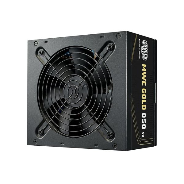  Nguồn máy tính Cooler Master MWE 850W Gold V3 | Cáp liền, ATX 3.1 (MPE-8506-ACAG-BEU) 