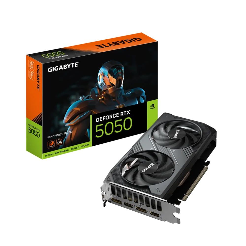 Card màn hình Gigabyte RTX 5050 WINDFORCE OC 8GB (N5050WF2OC-8GD)