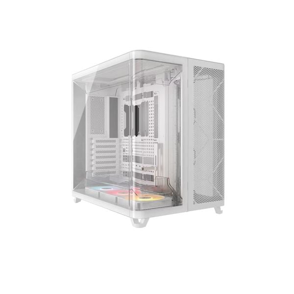  Vỏ Case Corsair AIR 5400 LX-R RGB iCUE LINK Tempered Glass Mid-Tower Black - White 