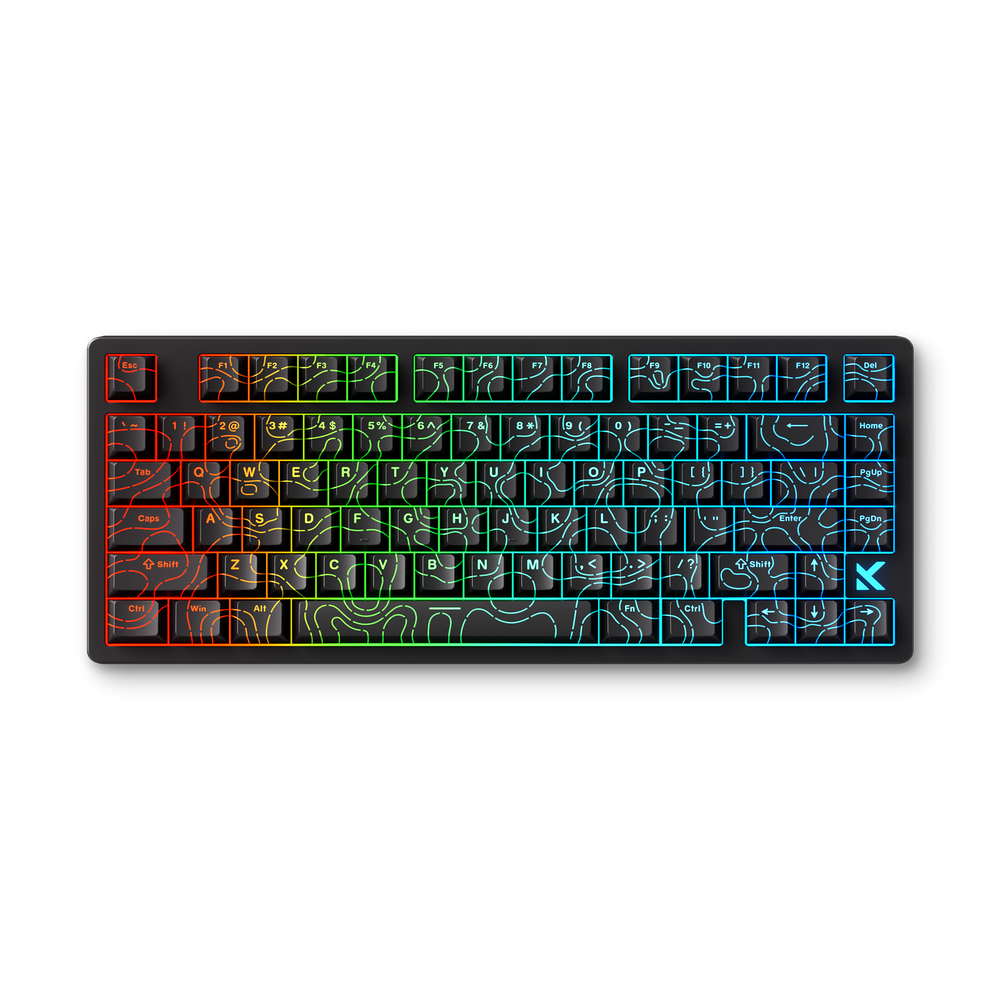 Bàn phím cơ MCHOSE Jet75 HE Black Topographic