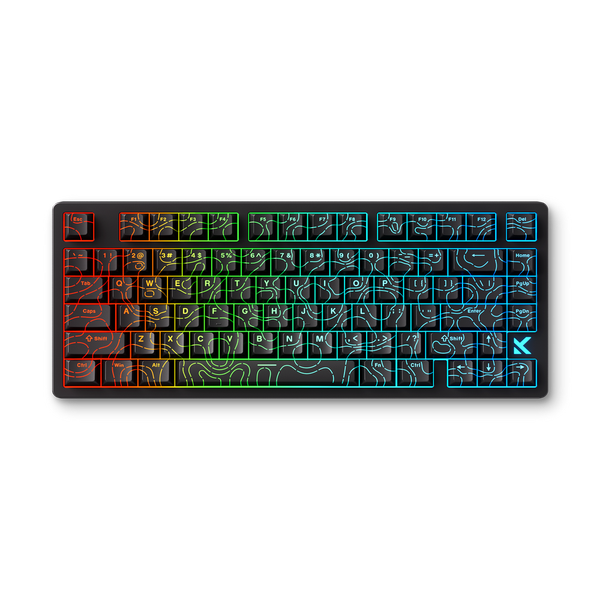  Bàn phím cơ MCHOSE Jet75 HE Black Topographic 