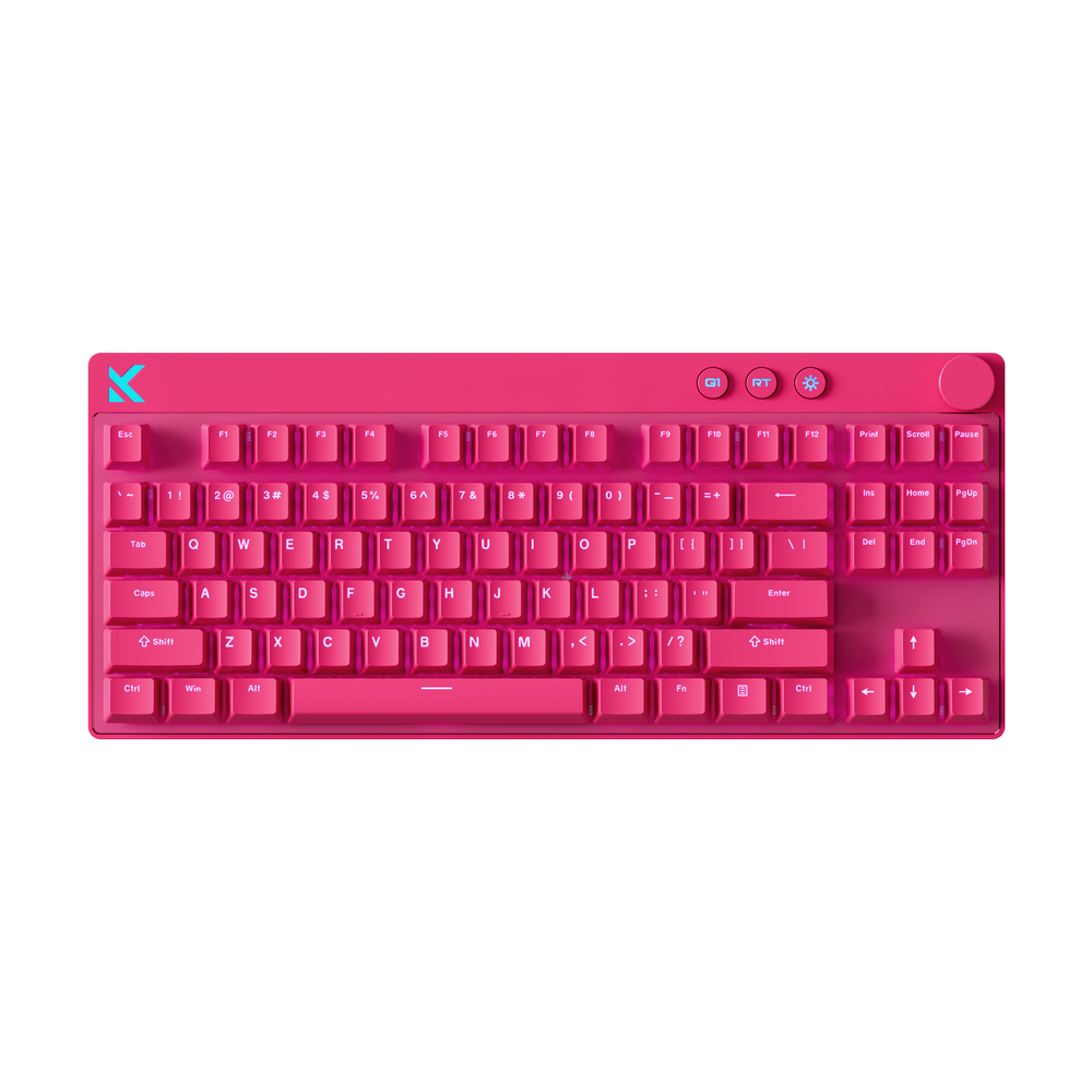 Bàn phím cơ MCHOSE Mix87 HE Rose Red