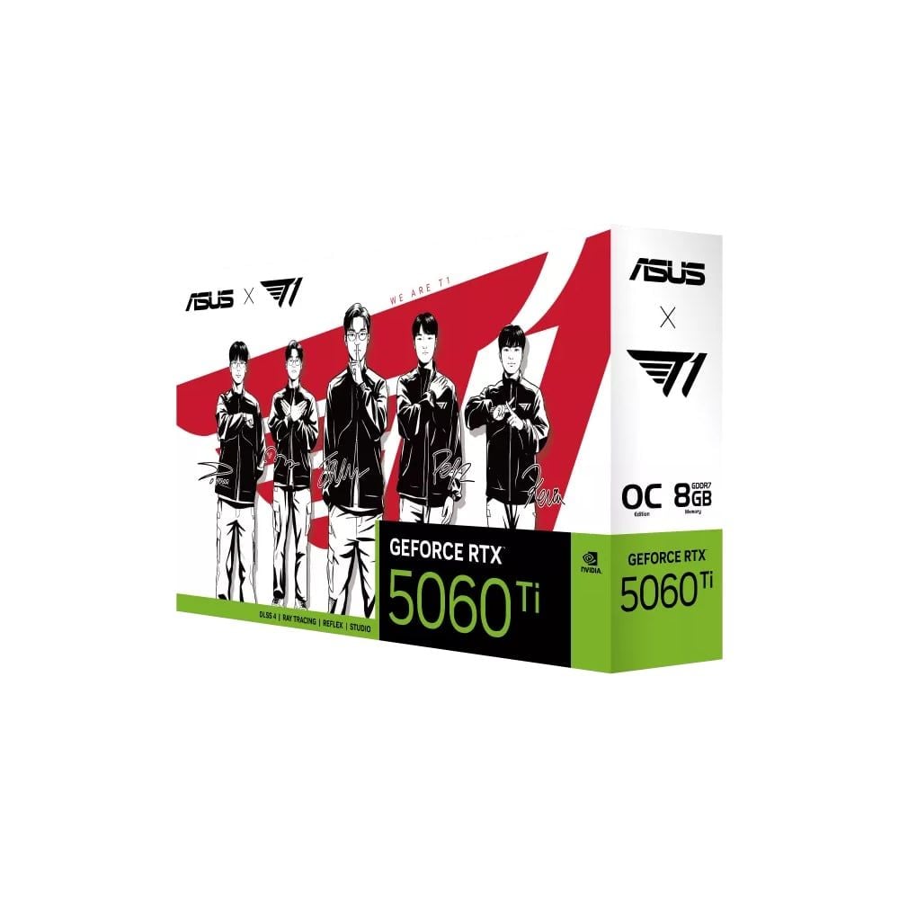 Card màn hình ASUS T1 GeForce RTX 5060Ti 8GB GDDR7 OC Edition (T1-RTX5060TI-O8G-GAMING)