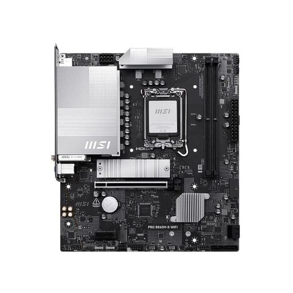  Mainboard MSI PRO B860M-B WIFI (Intel B860/ Socket 1851/ M-ATX/ 2 khe ram) 