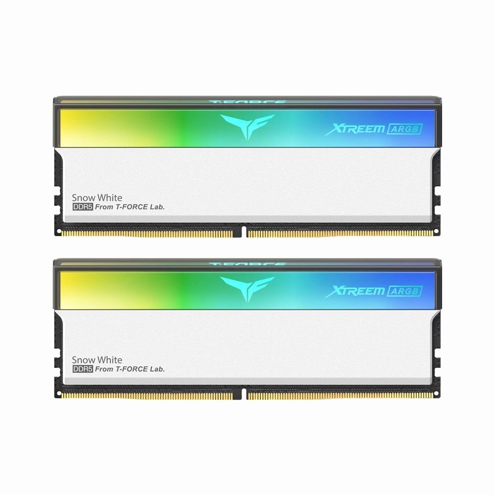 Ram TeamGroup XTREEM ARGB 96GB 6400MHz DDR5 (2x48GB) | Đen - Trắng